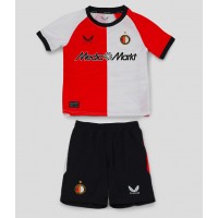 Echipament fotbal Feyenoord Tricou Acasa 2024-25 pentru copii maneca scurta (+ Pantaloni scurti)